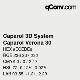 カラーコード: Caparol 3D System - Caparol Verona 30 | qconv.com