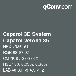 颜色代码: Caparol 3D System - Caparol Verona 35 | qconv.com