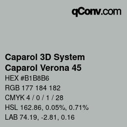 Farbcode: Caparol 3D System - Caparol Verona 45 | qconv.com