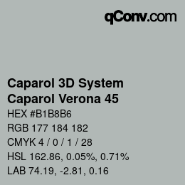 Color code: Caparol 3D System - Caparol Verona 45 | qconv.com