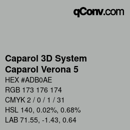 カラーコード: Caparol 3D System - Caparol Verona 5 | qconv.com