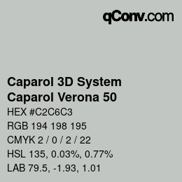 Color code: Caparol 3D System - Caparol Verona 50 | qconv.com