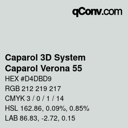 カラーコード: Caparol 3D System - Caparol Verona 55 | qconv.com