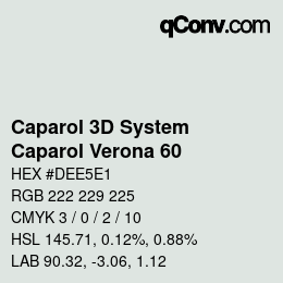 Farbcode: Caparol 3D System - Caparol Verona 60 | qconv.com