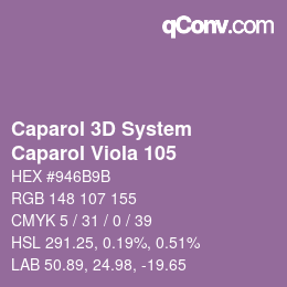 Código de color: Caparol 3D System - Caparol Viola 105 | qconv.com