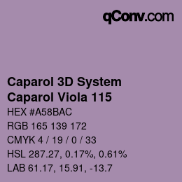 カラーコード: Caparol 3D System - Caparol Viola 115 | qconv.com