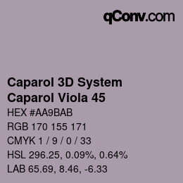 Código de color: Caparol 3D System - Caparol Viola 45 | qconv.com