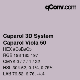 カラーコード: Caparol 3D System - Caparol Viola 50 | qconv.com