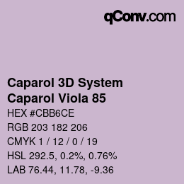 カラーコード: Caparol 3D System - Caparol Viola 85 | qconv.com