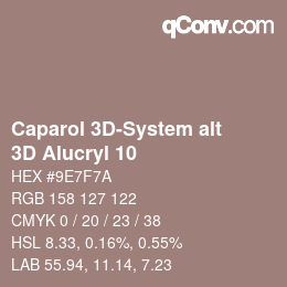 Farbcode: Caparol 3D-System alt - 3D Alucryl 10 | qconv.com