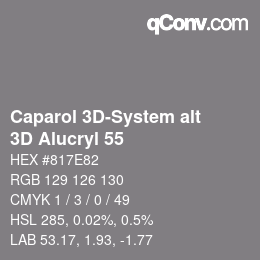 Color code: Caparol 3D-System alt - 3D Alucryl 55 | qconv.com