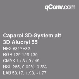 Código de color: Caparol 3D-System alt - 3D Alucryl 55 | qconv.com