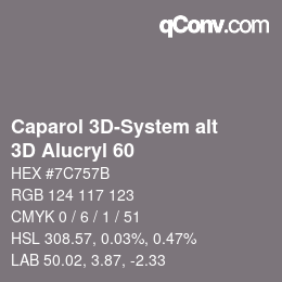 Color code: Caparol 3D-System alt - 3D Alucryl 60 | qconv.com