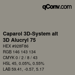 カラーコード: Caparol 3D-System alt - 3D Alucryl 75 | qconv.com
