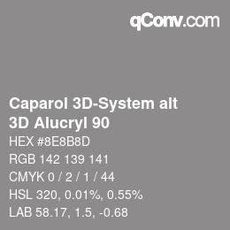 Color code: Caparol 3D-System alt - 3D Alucryl 90 | qconv.com