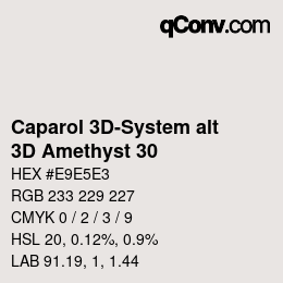 Color code: Caparol 3D-System alt - 3D Amethyst 30 | qconv.com