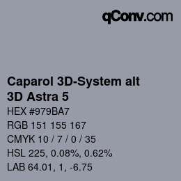 Farbcode: Caparol 3D-System alt - 3D Astra 5 | qconv.com