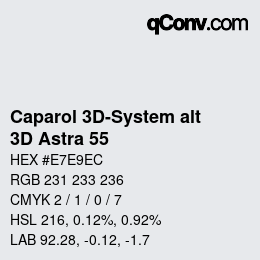 カラーコード: Caparol 3D-System alt - 3D Astra 55 | qconv.com