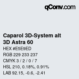 カラーコード: Caparol 3D-System alt - 3D Astra 60 | qconv.com