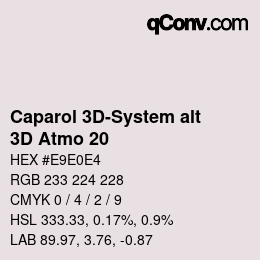 Color code: Caparol 3D-System alt - 3D Atmo 20 | qconv.com