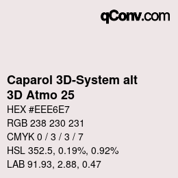 Farbcode: Caparol 3D-System alt - 3D Atmo 25 | qconv.com