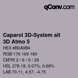 Color code: Caparol 3D-System alt - 3D Atmo 5 | qconv.com