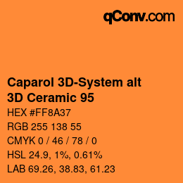 カラーコード: Caparol 3D-System alt - 3D Ceramic 95 | qconv.com