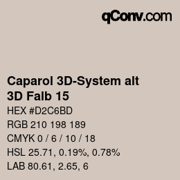 Farbcode: Caparol 3D-System alt - 3D Falb 15 | qconv.com