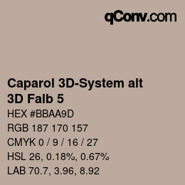 Código de color: Caparol 3D-System alt - 3D Falb 5 | qconv.com