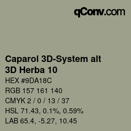 カラーコード: Caparol 3D-System alt - 3D Herba 10 | qconv.com