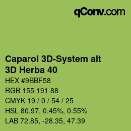 カラーコード: Caparol 3D-System alt - 3D Herba 40 | qconv.com