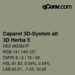 Color code: Caparol 3D-System alt - 3D Herba 5 | qconv.com