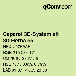 Color code: Caparol 3D-System alt - 3D Herba 55 | qconv.com