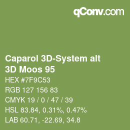 Color code: Caparol 3D-System alt - 3D Moos 95 | qconv.com