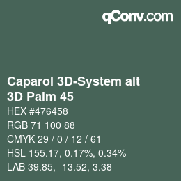 Farbcode: Caparol 3D-System alt - 3D Palm 45 | qconv.com