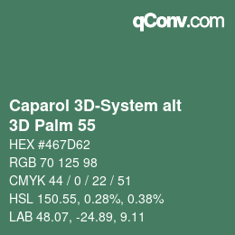 Farbcode: Caparol 3D-System alt - 3D Palm 55 | qconv.com