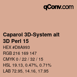 カラーコード: Caparol 3D-System alt - 3D Perl 15 | qconv.com