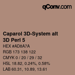 Code couleur: Caparol 3D-System alt - 3D Perl 5 | qconv.com