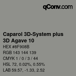 Farbcode: Caparol 3D-System plus - 3D Agave 10 | qconv.com