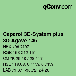 Farbcode: Caparol 3D-System plus - 3D Agave 145 | qconv.com