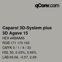 カラーコード: Caparol 3D-System plus - 3D Agave 15 | qconv.com