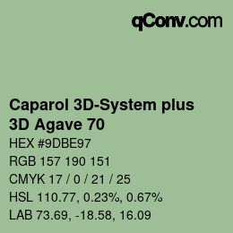 カラーコード: Caparol 3D-System plus - 3D Agave 70 | qconv.com