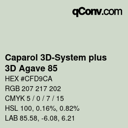 Farbcode: Caparol 3D-System plus - 3D Agave 85 | qconv.com