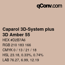 Farbcode: Caparol 3D-System plus - 3D Amber 55 | qconv.com