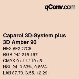 Farbcode: Caparol 3D-System plus - 3D Amber 90 | qconv.com