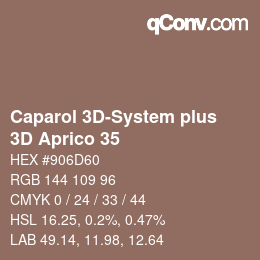 カラーコード: Caparol 3D-System plus - 3D Aprico 35 | qconv.com