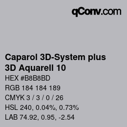 Color code: Caparol 3D-System plus - 3D Aquarell 10 | qconv.com