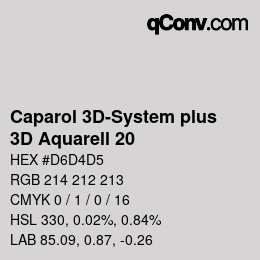 Farbcode: Caparol 3D-System plus - 3D Aquarell 20 | qconv.com