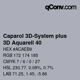 カラーコード: Caparol 3D-System plus - 3D Aquarell 40 | qconv.com