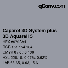 Color code: Caparol 3D-System plus - 3D Aquarell 5 | qconv.com